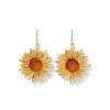 Van Gogh Sunflower Drop Earrings*The Met Store New