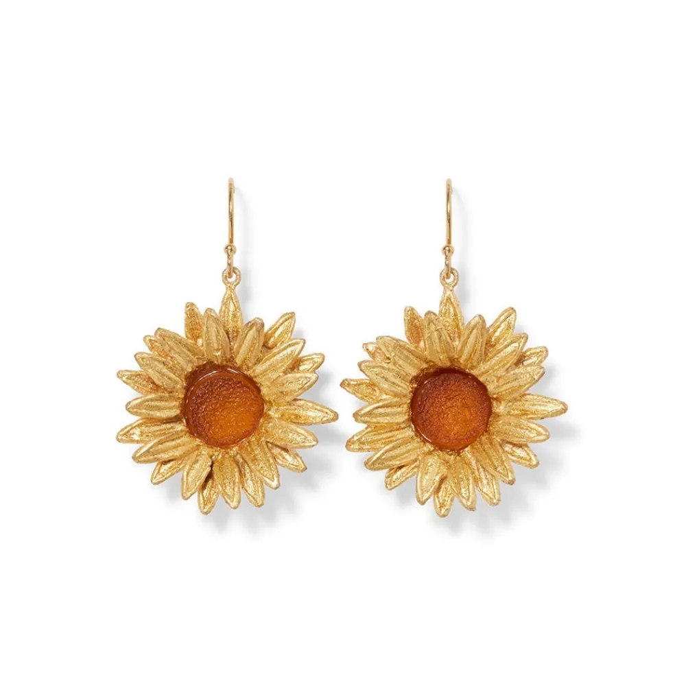 Van Gogh Sunflower Drop Earrings*The Met Store New