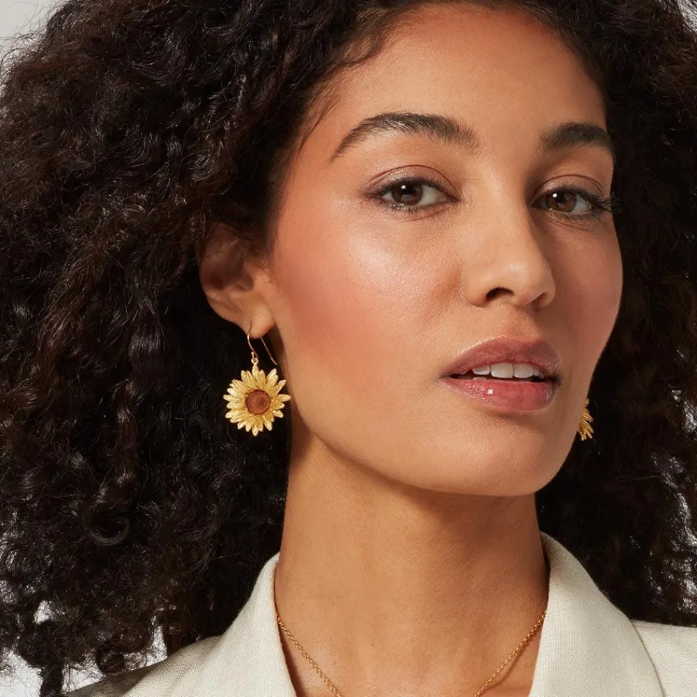 Van Gogh Sunflower Drop Earrings*The Met Store New