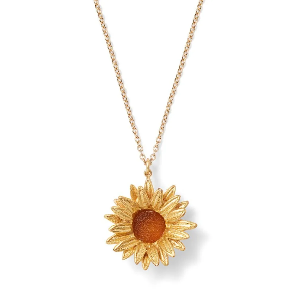 Van Gogh Sunflower Pendant Necklace*The Met Store Cheap