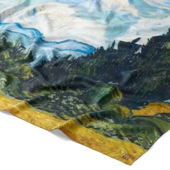 Van Gogh Wheat Field with Cypresses Oversize Oblong Silk Scarf*The Met Store Online