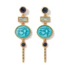 Wedjat Eye Scarab Drop Earrings*The Met Store Hot