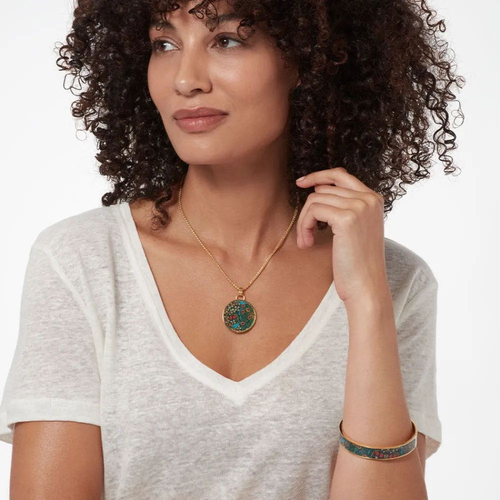 William Morris Blackthorn Enamel Bangle*The Met Store Discount