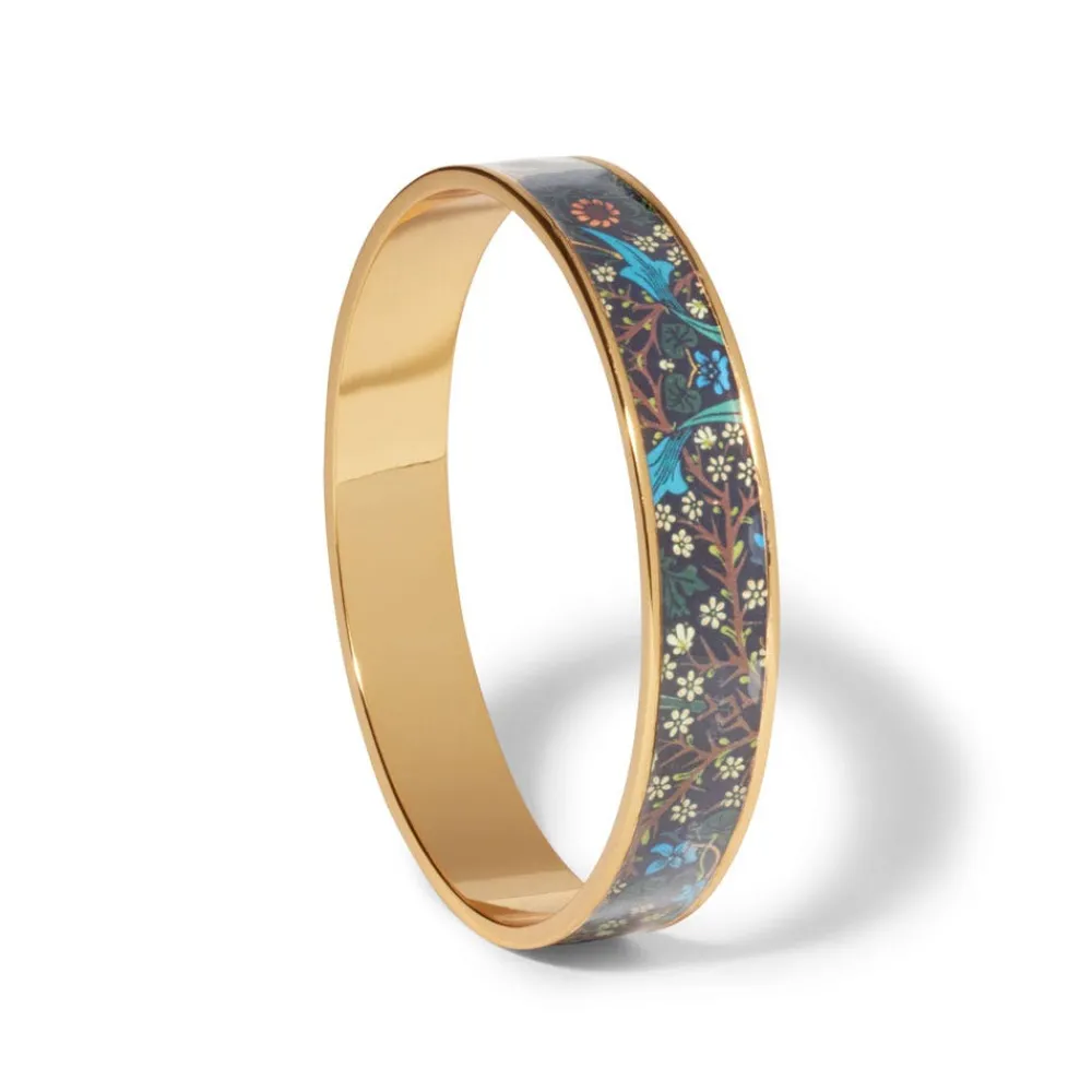 William Morris Blackthorn Enamel Bangle*The Met Store Discount