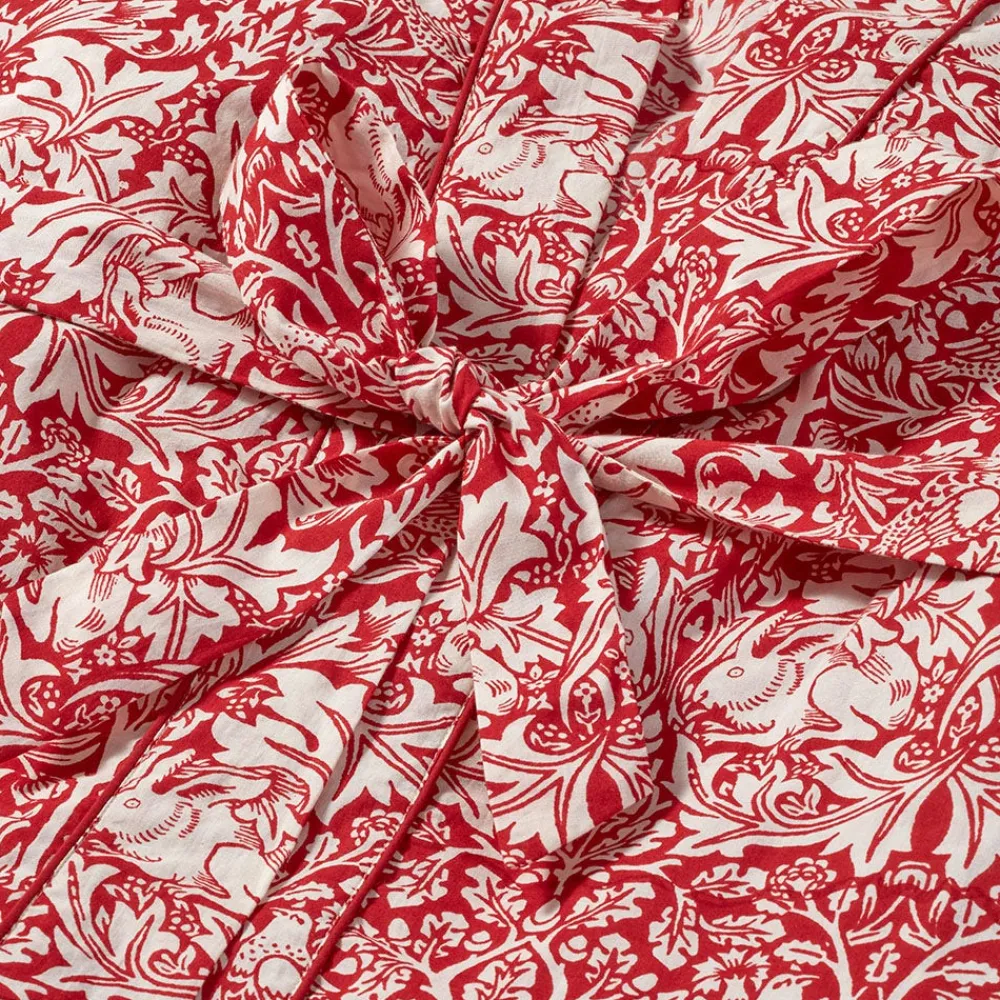 William Morris Brother Rabbit Unisex Cotton Robe*The Met Store New