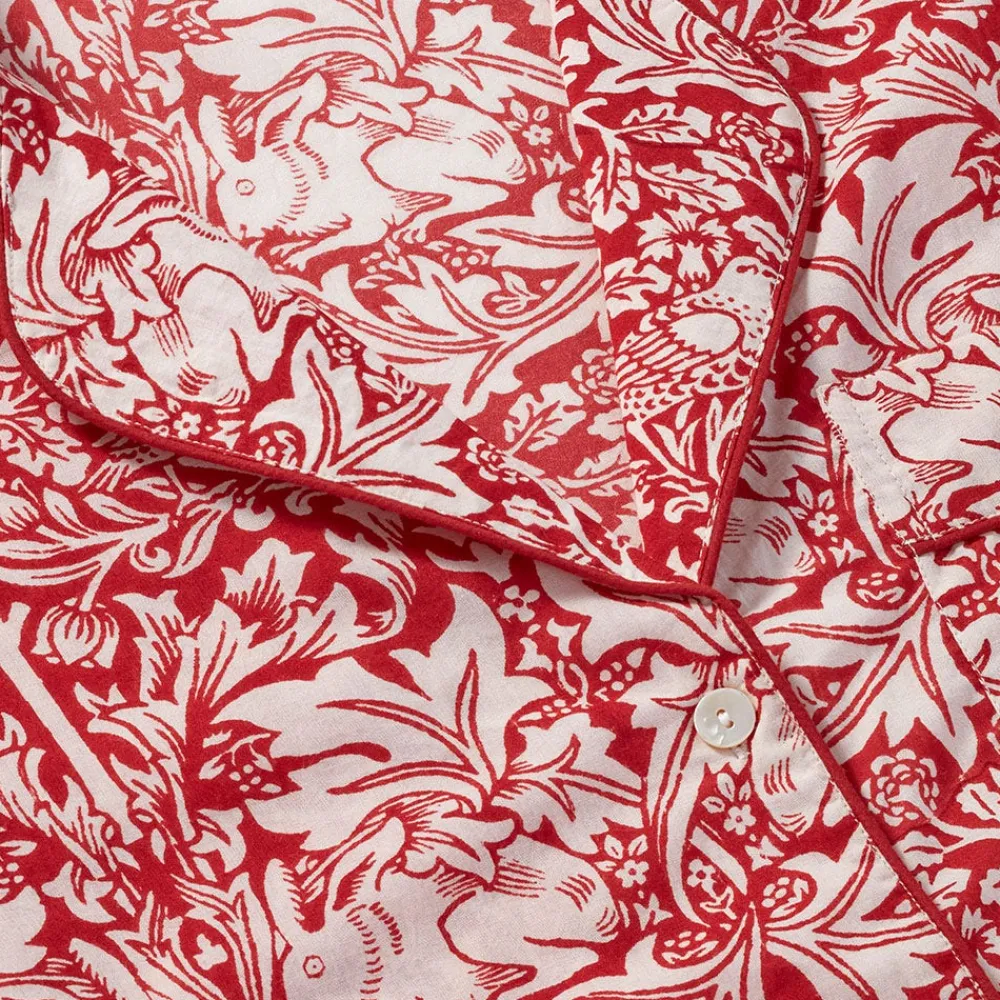 William Morris Brother Rabbit Women's Cotton Pajamas*The Met Store Discount