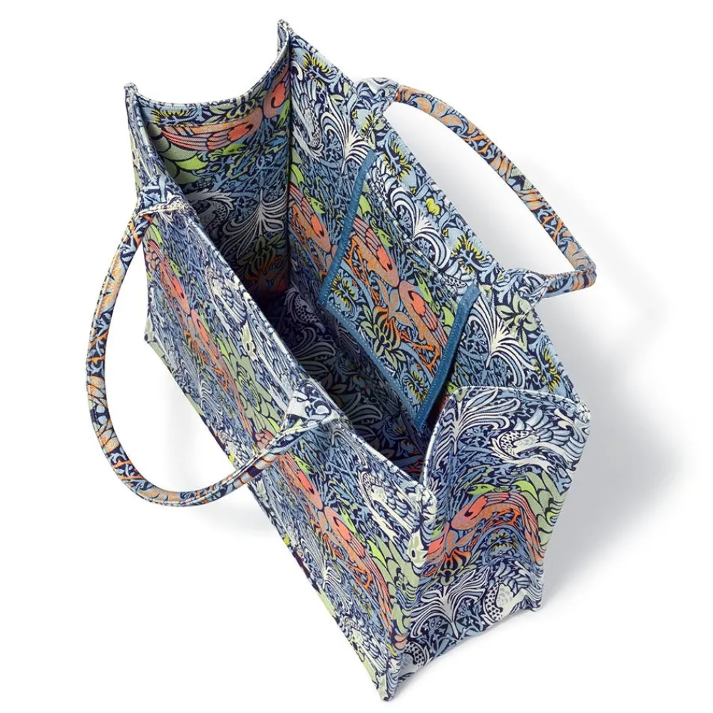 William Morris Peacock and Dragon Oversize Structured Tote*The Met Store Online