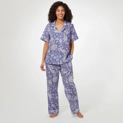 William Morris Wild Tulip Women's Cotton Pajamas*The Met Store Hot