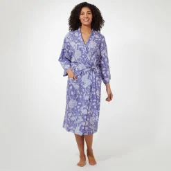 William Morris Wild Tulip Women's Cotton Robe*The Met Store Discount