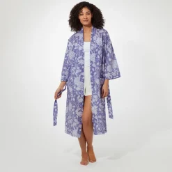 William Morris Wild Tulip Women's Cotton Robe*The Met Store Discount