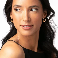 Wrapped Chevron Huggie Earrings*The Met Store Flash Sale